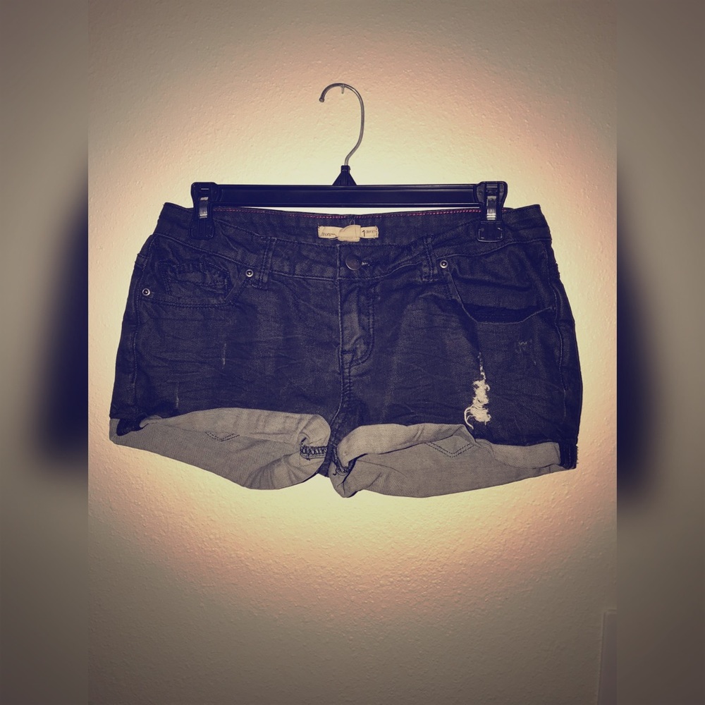 Denim shorts